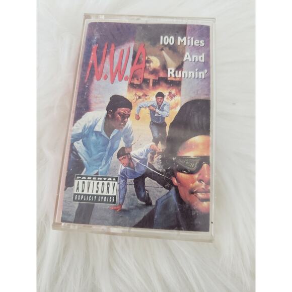 100‎ Miles and Runnin' [EP] by N.W.A Cassette 1990 Priority Records - Picture 4 of 5